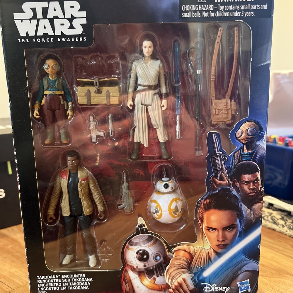 Hasbro Star Wars The Force Awakens Home 3.75 inch Pack Takodana Encounter Action - Picture 4 of 6